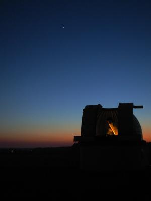 Two telescope mirrors